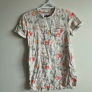 Floral Print Short Sleeve Dress